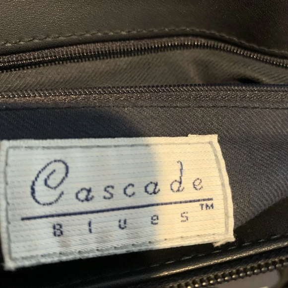 Black Purse Cascade Blues Leather - Picture 4 of 8